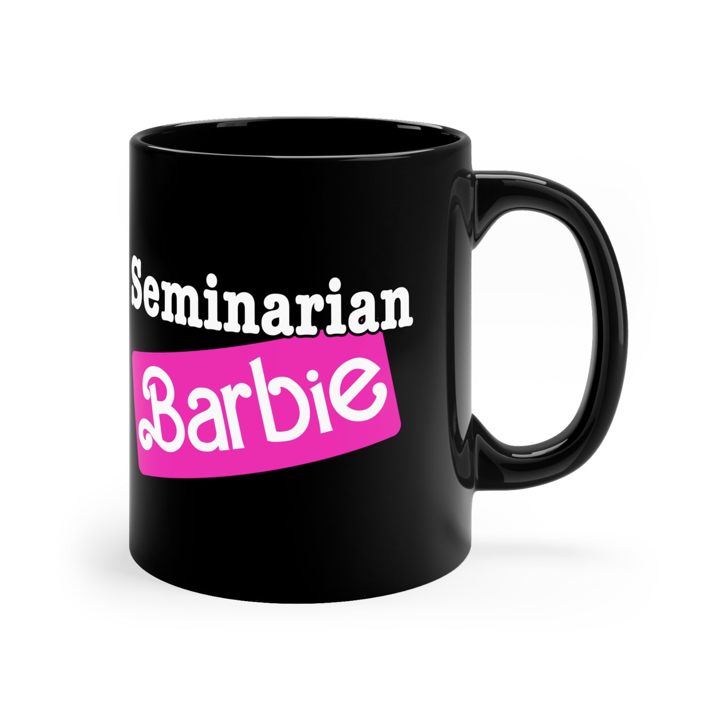 Barbie Cup Barbie Mug Seminarian Gift Clergy Gift Vicar Gift Pastor Gift Ordination Gift Seminary Graduation 11oz Black Mug