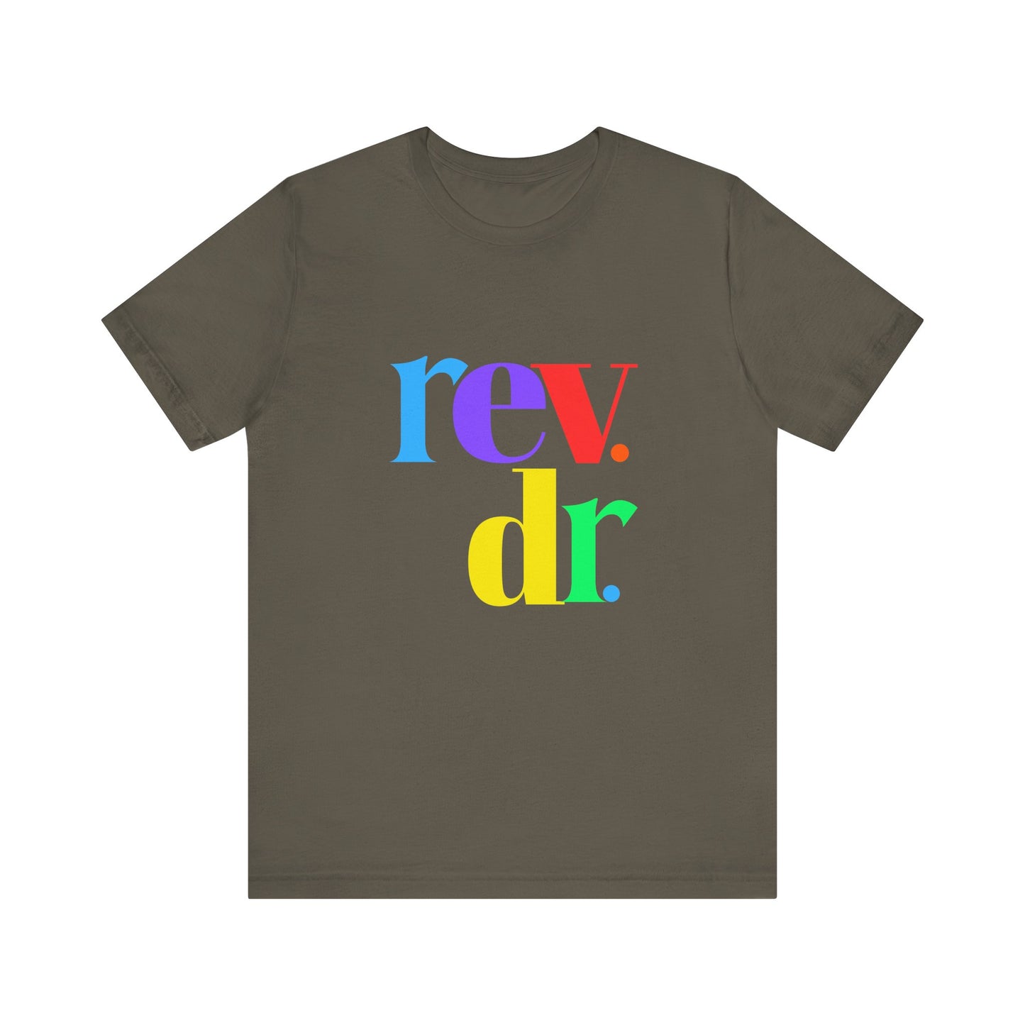 Reverend Dr Tshirt for Doctor of Ministry Reverend Dr Tee for Pastor Rev Dr Gift for Minister Unisex Jersey Short Sleeve Tee