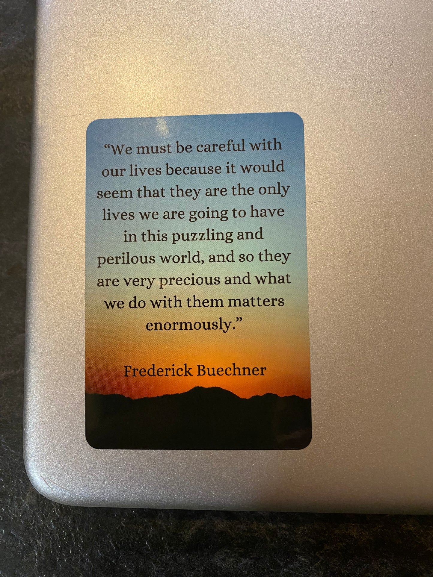 Frederick Buechner Sticker - pack of 10 stickers