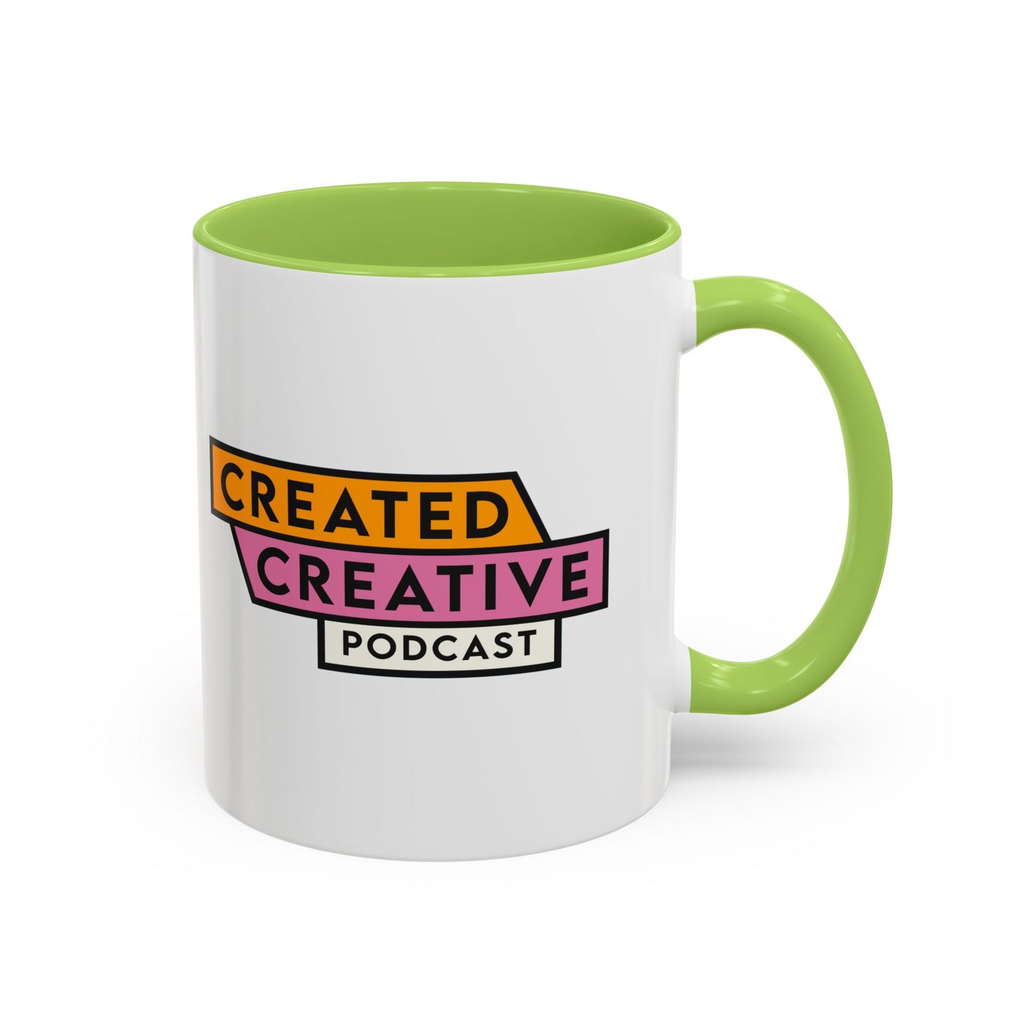Created Creative Podcast Accent Coffee Mug — Dawn Trautman & Ruth Hetland (11/15oz)