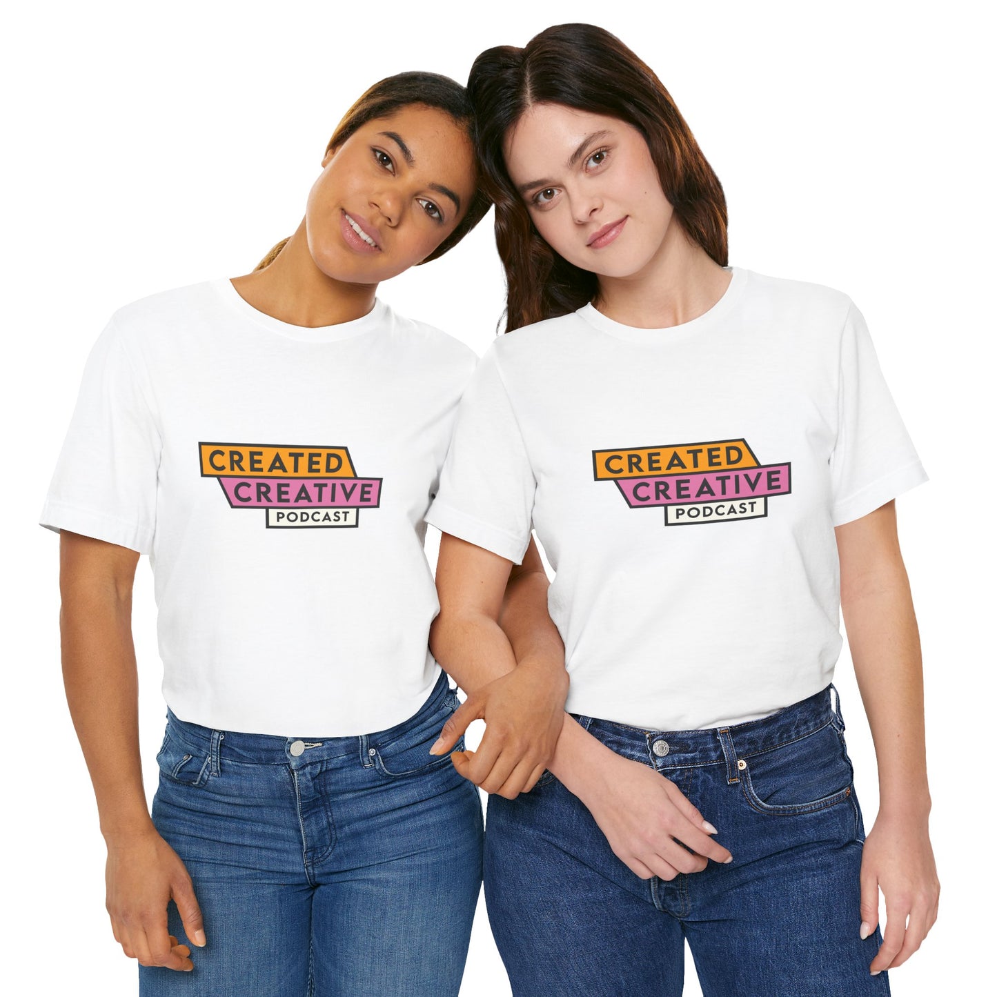Creative + Spirituality Podcast T-Shirt — "Created Creative" Hosts Dawn & Ruth (Since 2023)