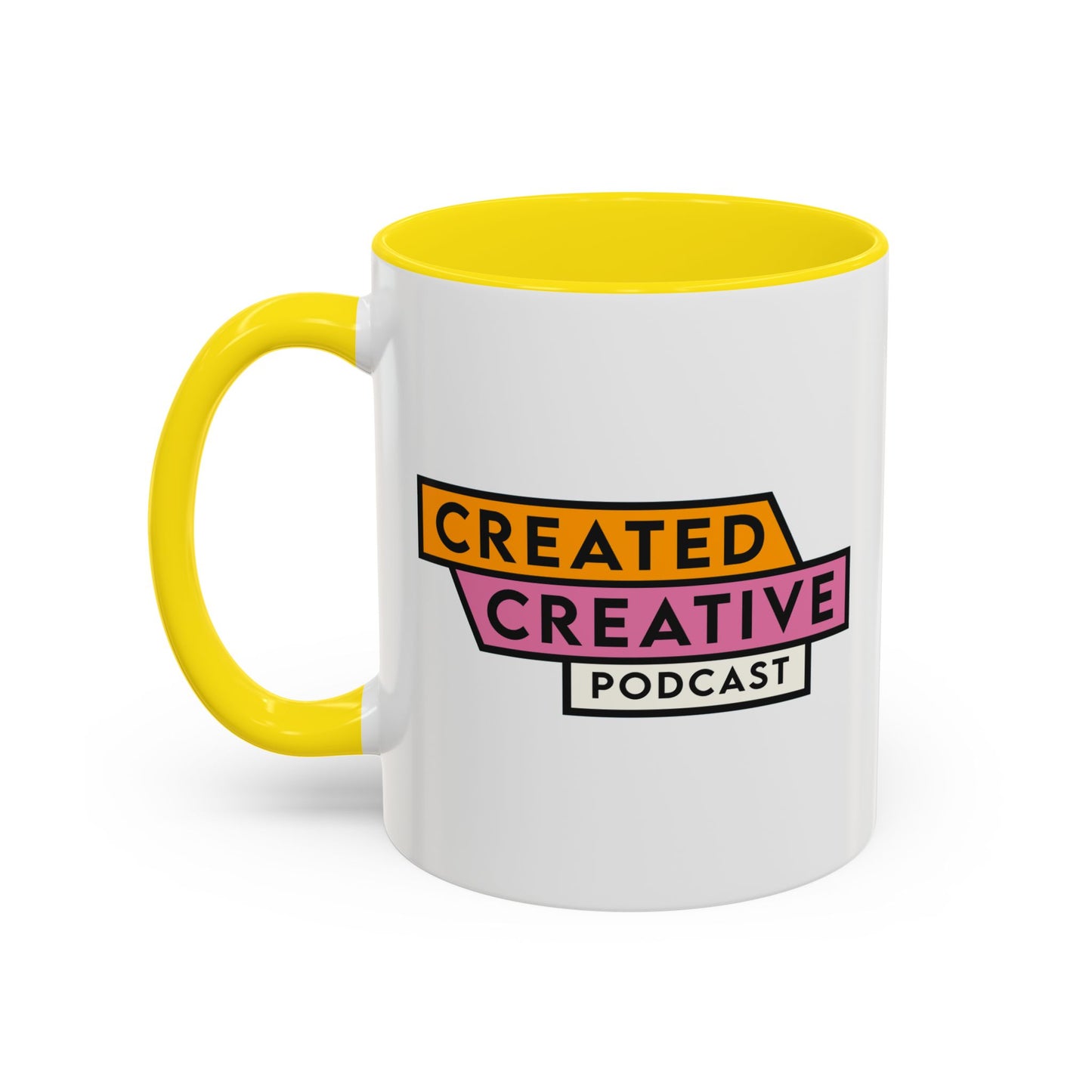 Created Creative Podcast Accent Coffee Mug — Dawn Trautman & Ruth Hetland (11/15oz)