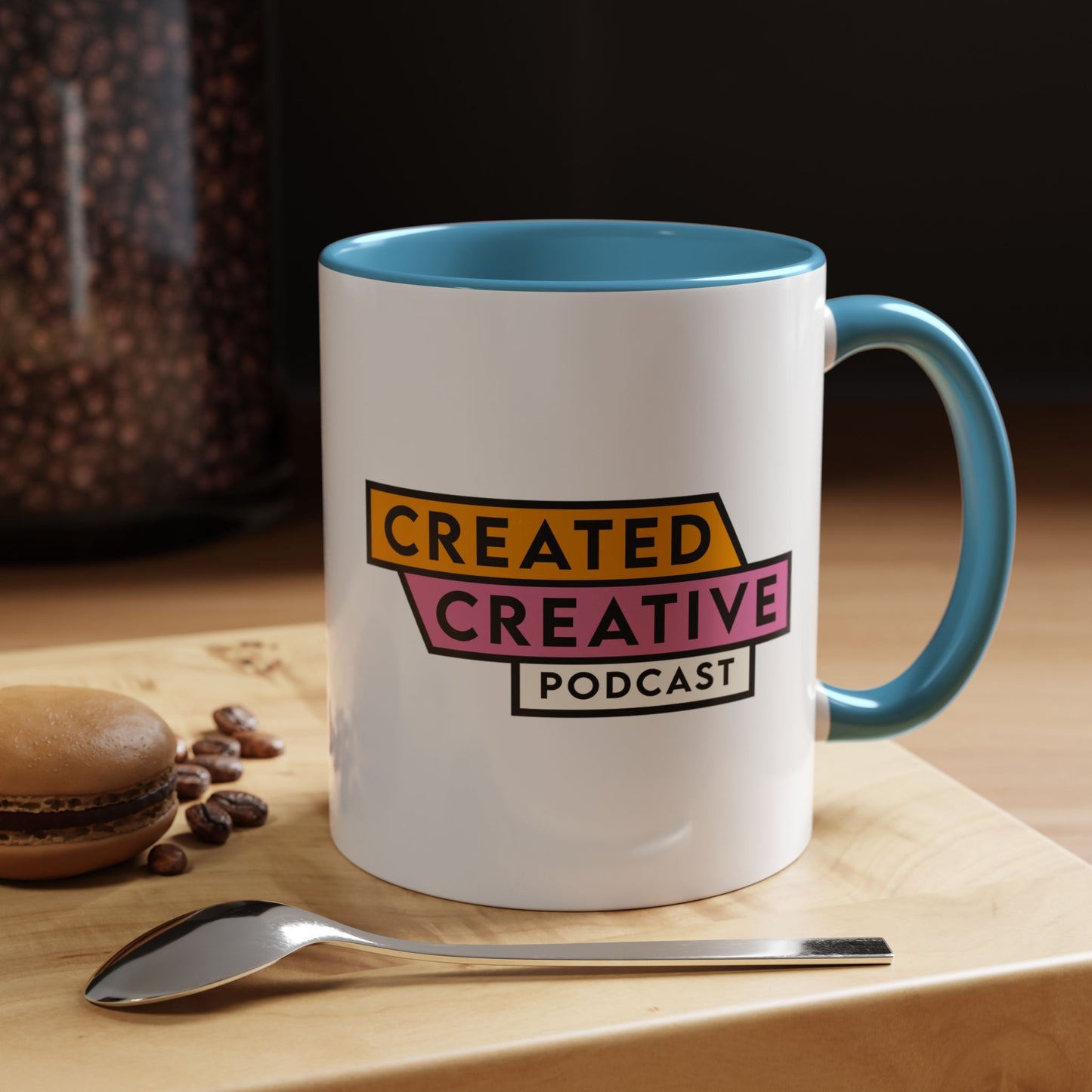 Created Creative Podcast Accent Coffee Mug — Dawn Trautman & Ruth Hetland (11/15oz)