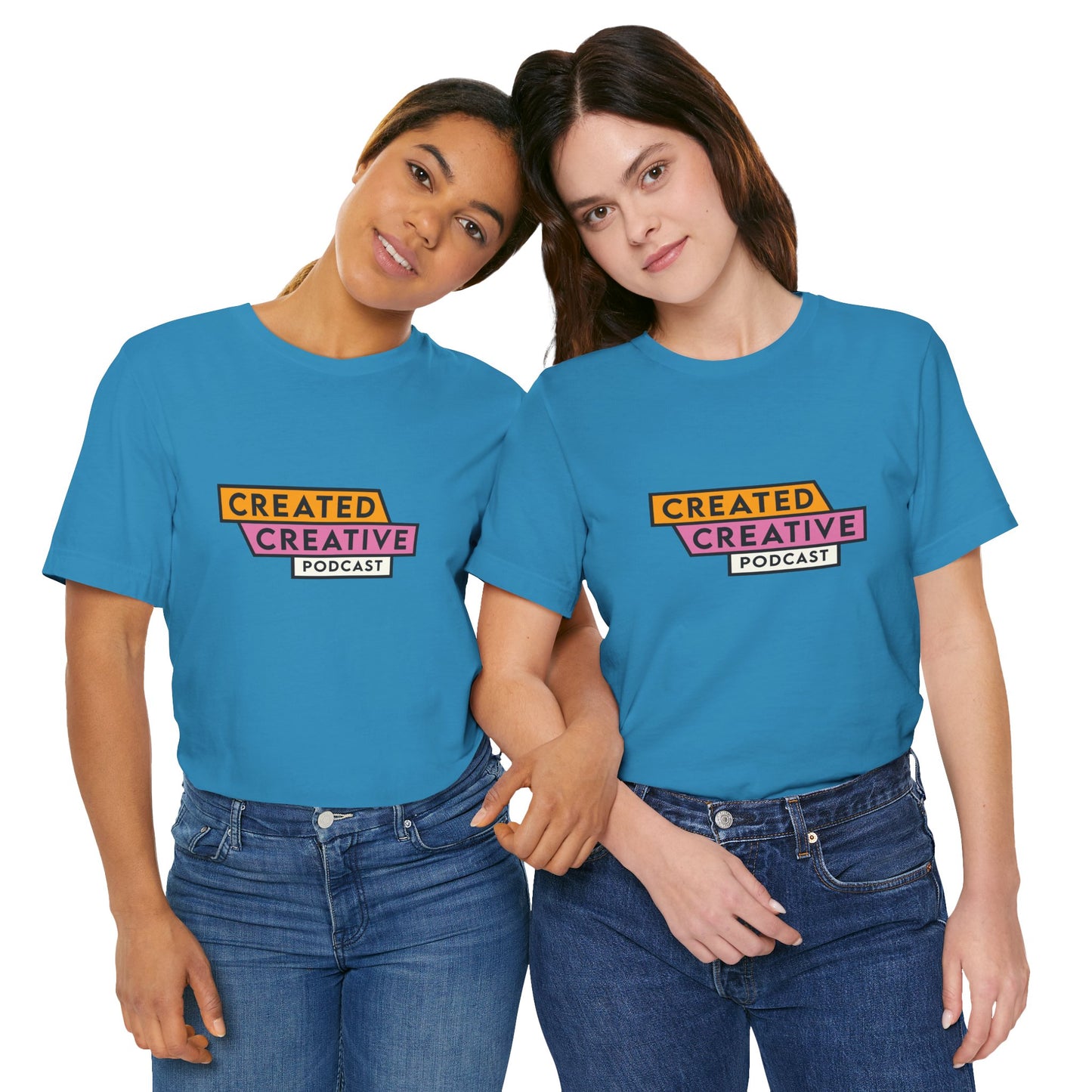 Creative + Spirituality Podcast T-Shirt — "Created Creative" Hosts Dawn & Ruth (Since 2023)