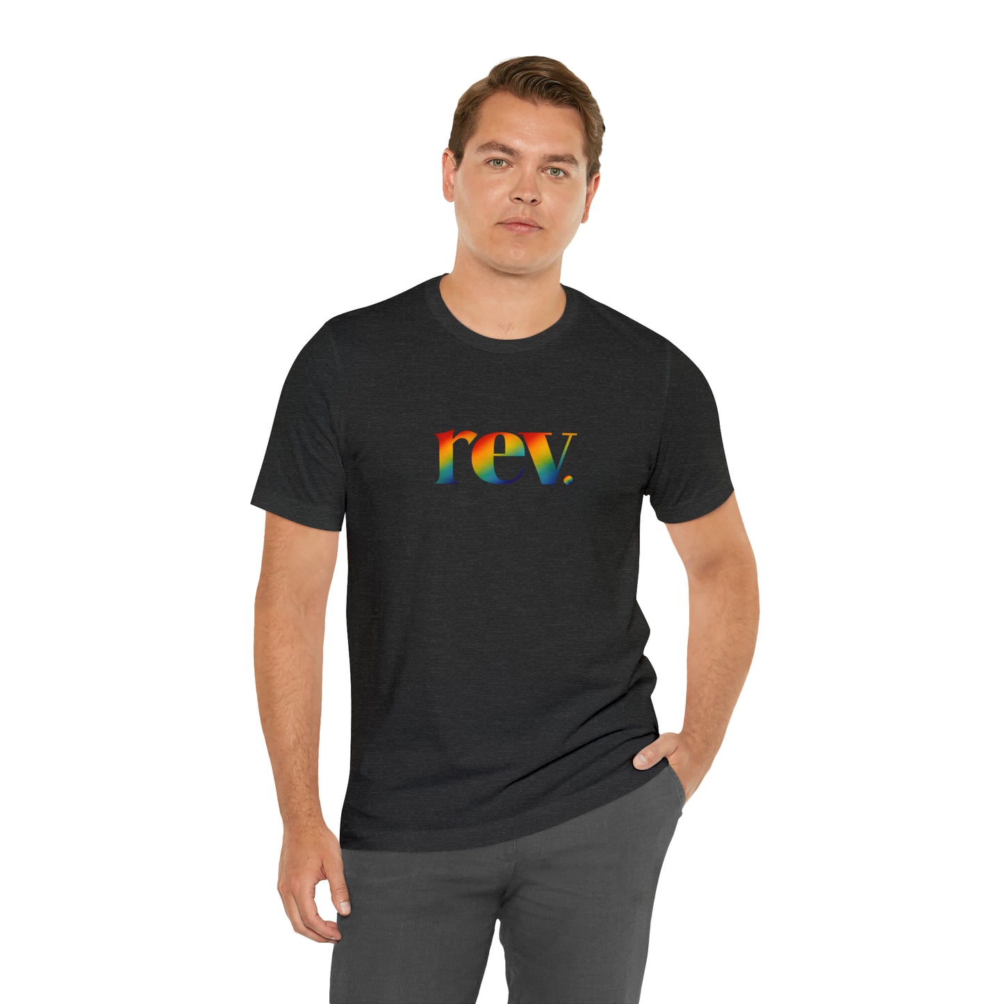 Pastor Shirt Rainbow Shirt for Clergy Minister Shirt Pride Shirt Pastor Clergy Pride Shirt Unisex Jersey Short Sleeve Tee