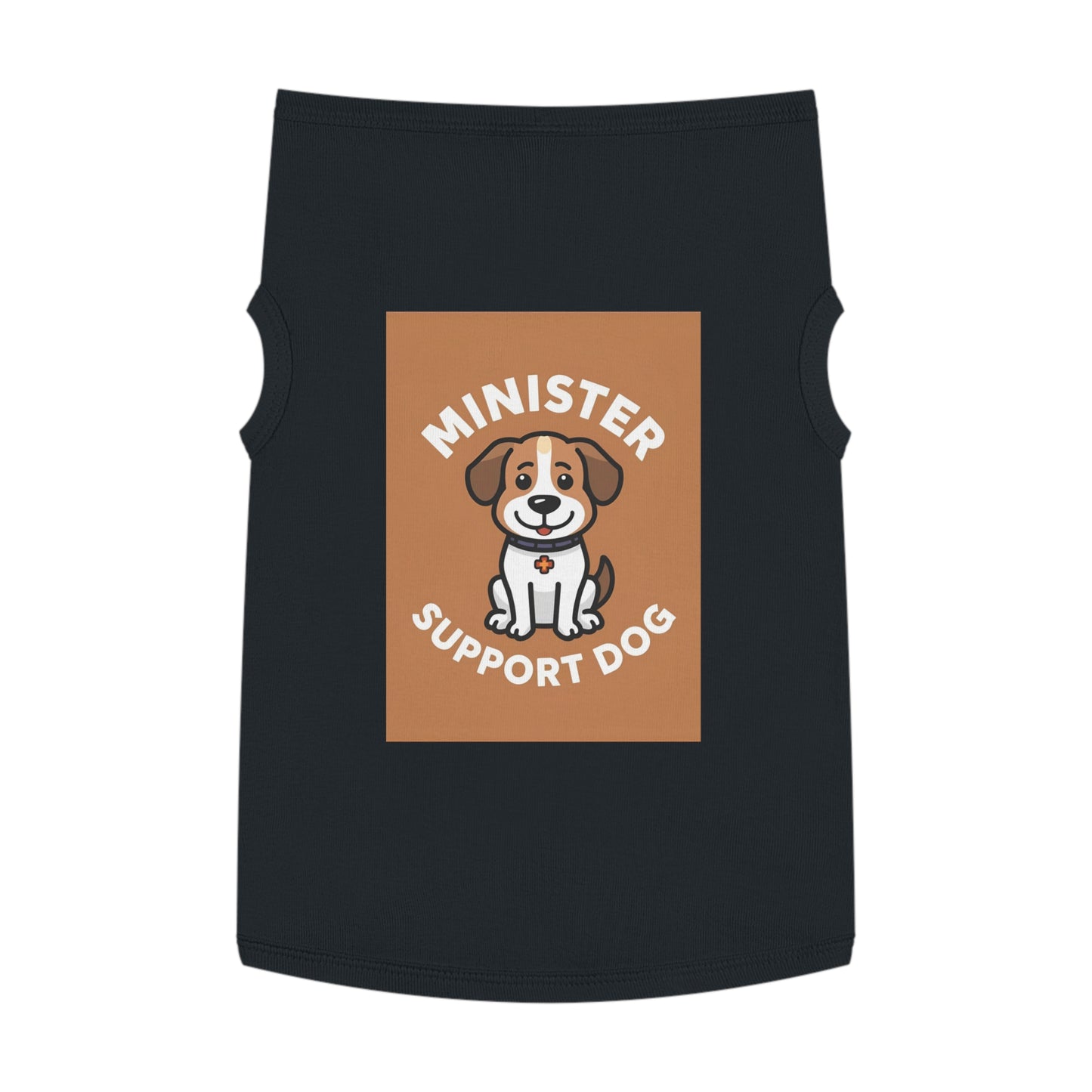 Minister Support Dog Tank Top — Cute Minister's Best Friend Cover-Up