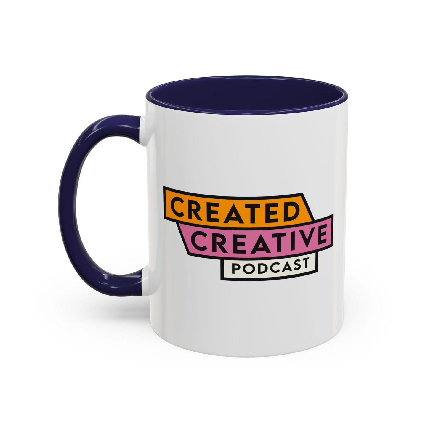Created Creative Podcast Accent Coffee Mug — Dawn Trautman & Ruth Hetland (11/15oz)