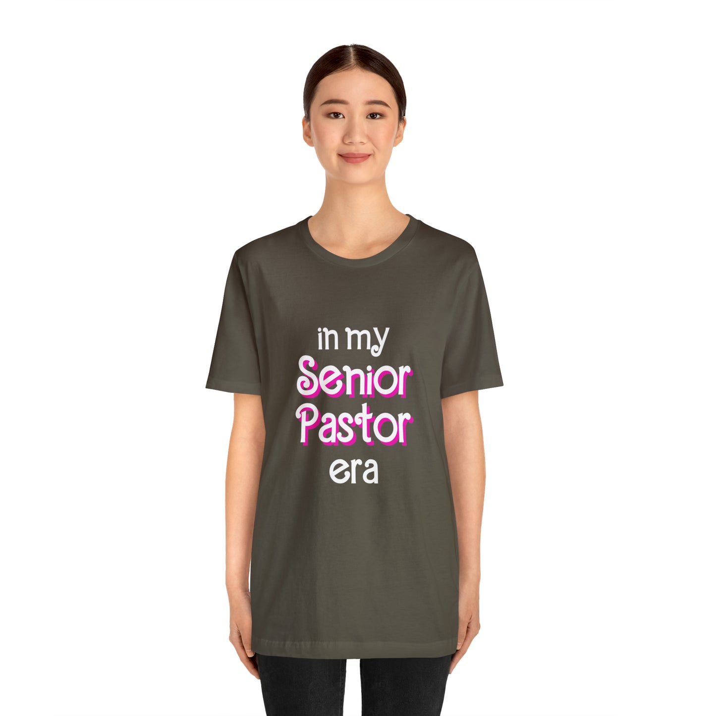 Senior Pastor Short Sleeve Tee Senior Pastor Shirt Senior Pastor Tshirt for Senior Pastor Gift