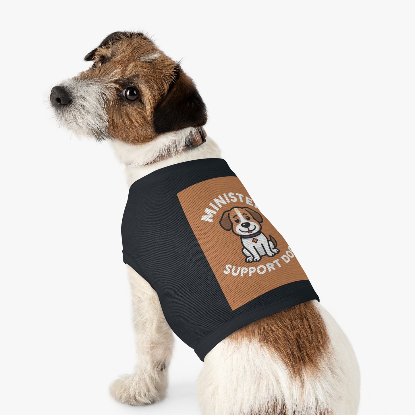 Minister Support Dog Tank Top — Cute Minister's Best Friend Cover-Up