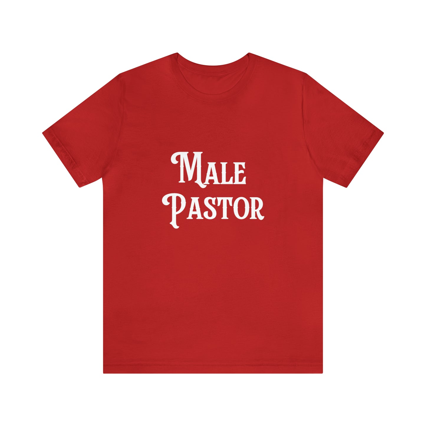 Male Pastor Unisex Jersey Short Sleeve Tee