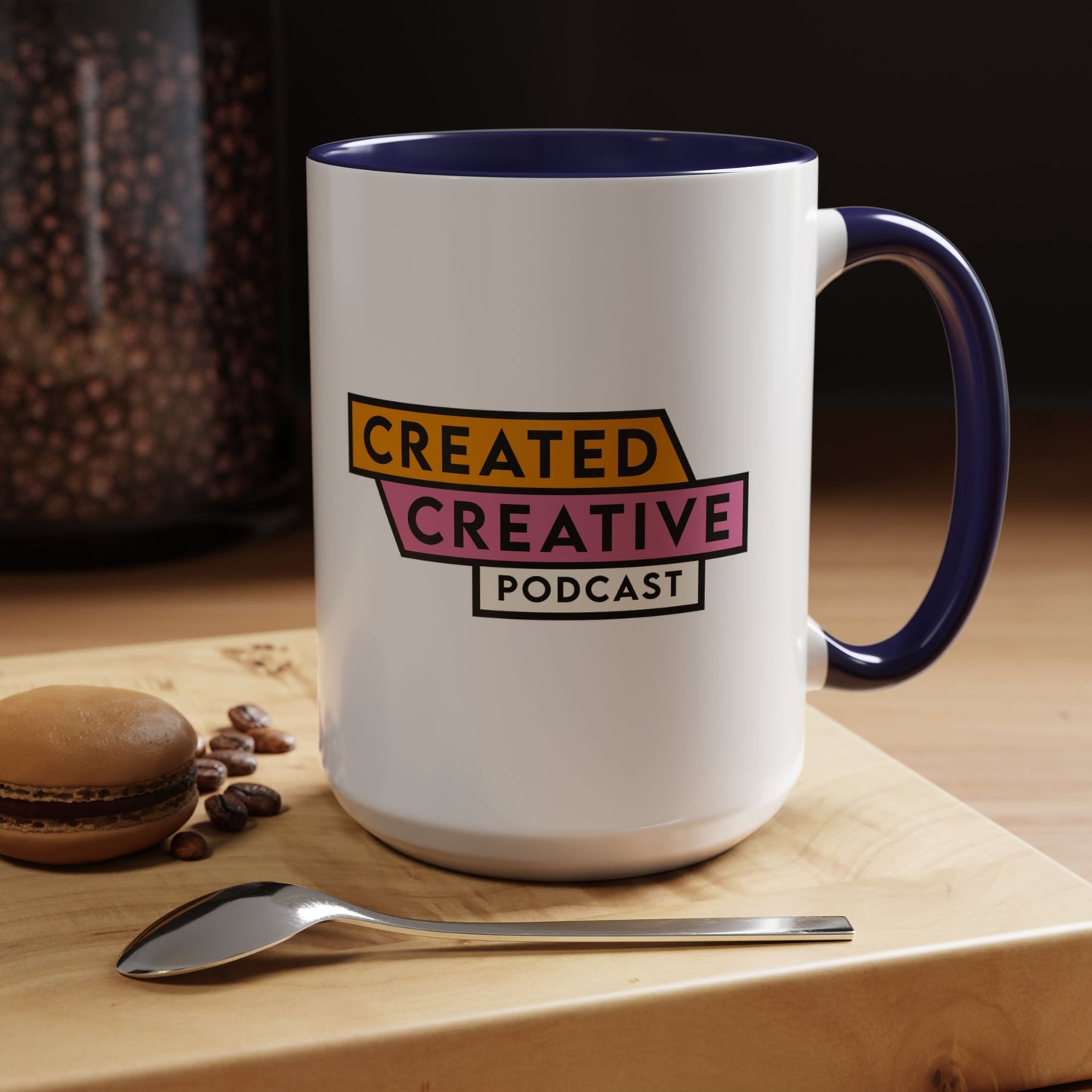 Created Creative Podcast Accent Coffee Mug — Dawn Trautman & Ruth Hetland (11/15oz)