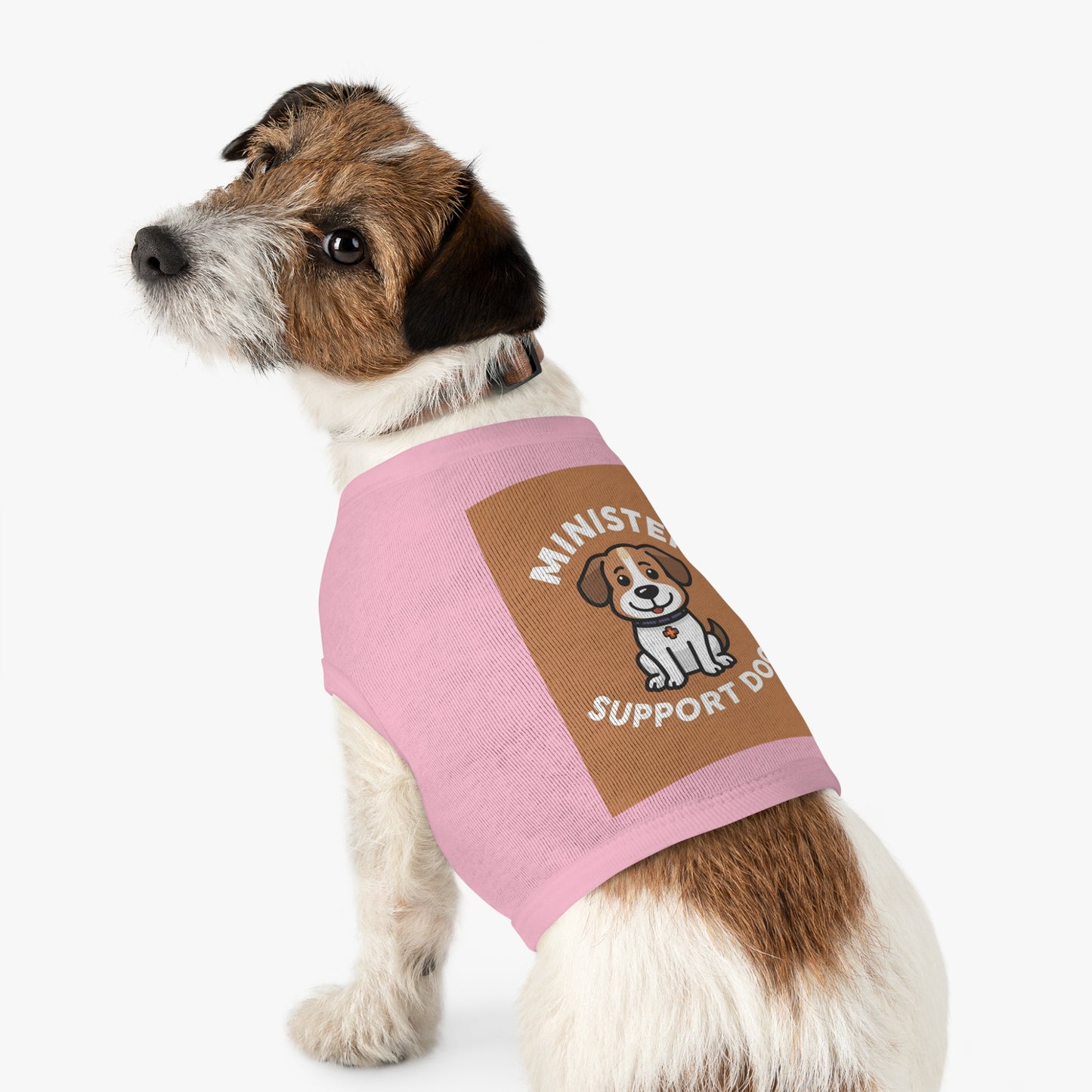 Minister Support Dog Tank Top — Cute Minister's Best Friend Cover-Up