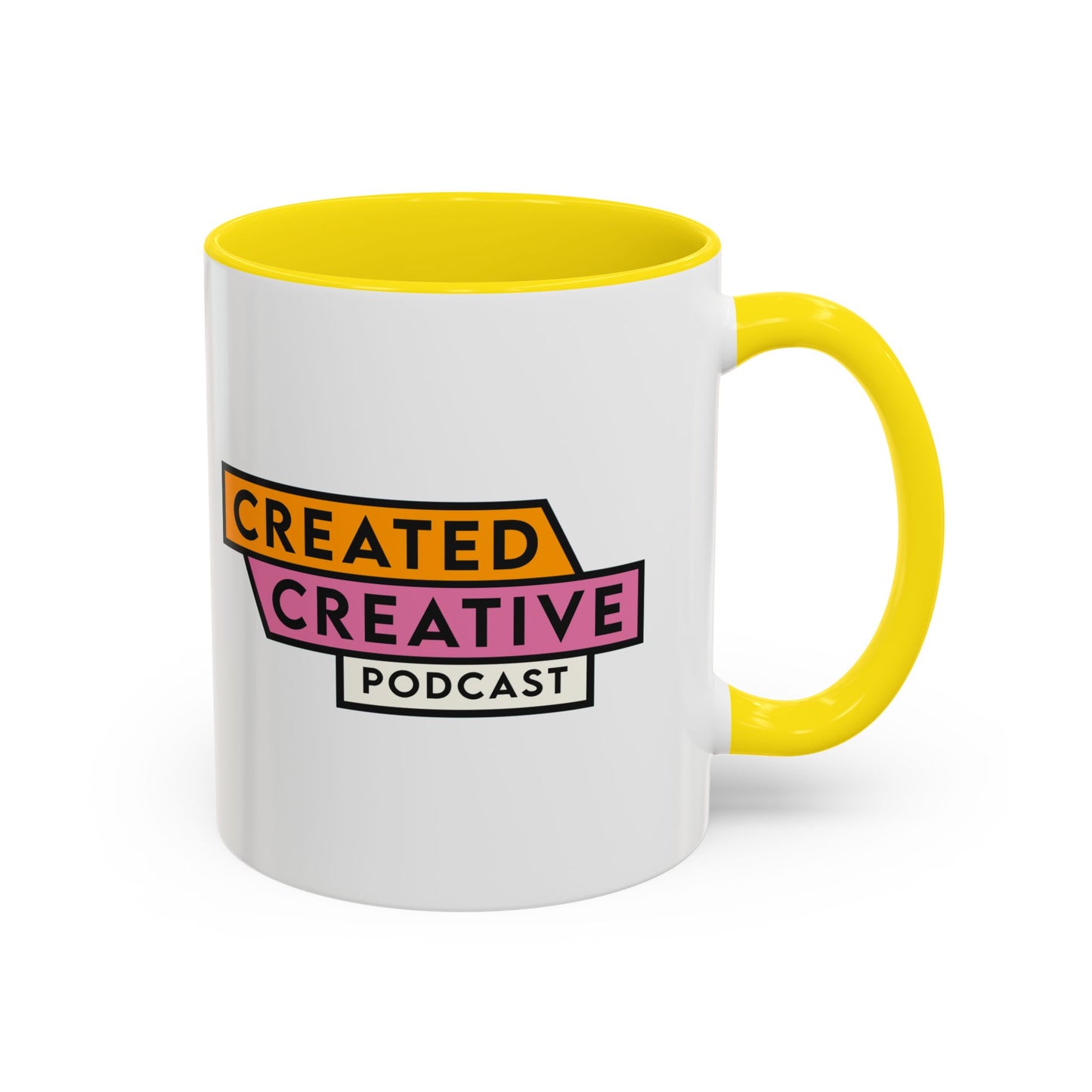 Created Creative Podcast Accent Coffee Mug — Dawn Trautman & Ruth Hetland (11/15oz)