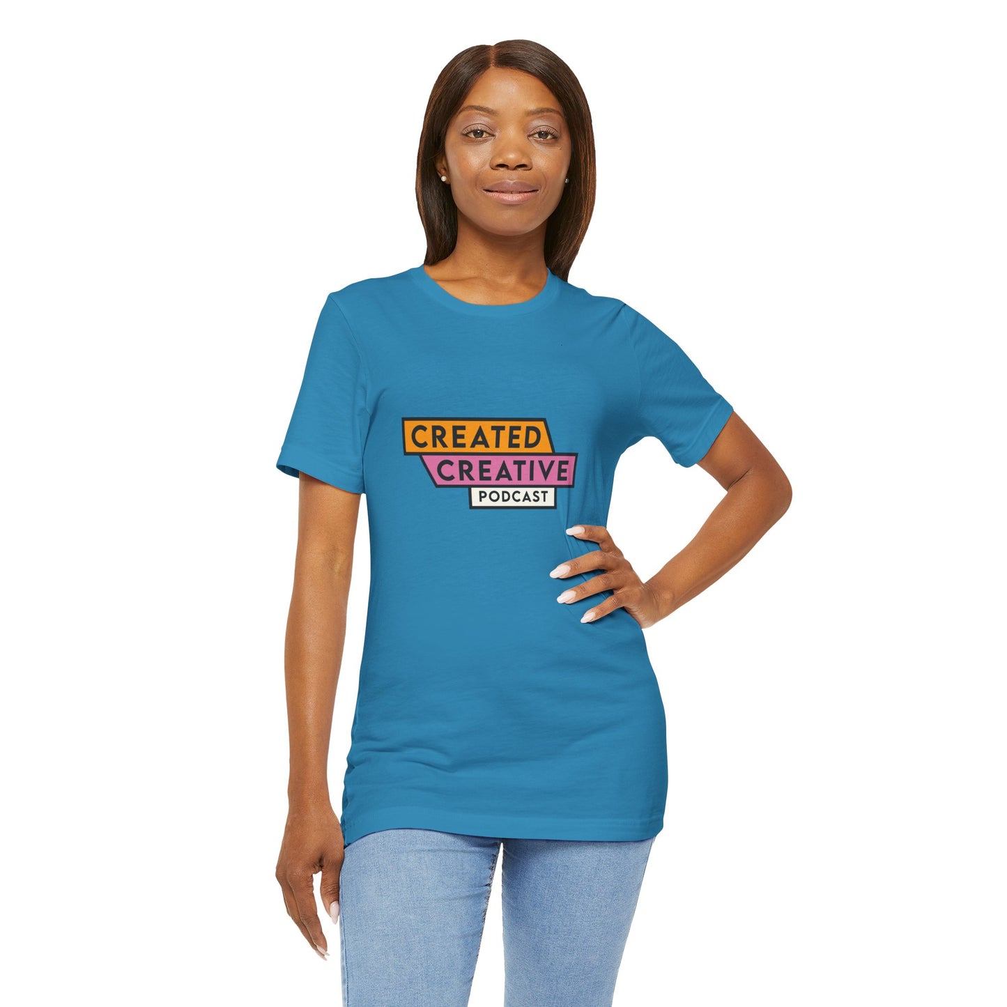 Creative + Spirituality Podcast T-Shirt — "Created Creative" Hosts Dawn & Ruth (Since 2023)