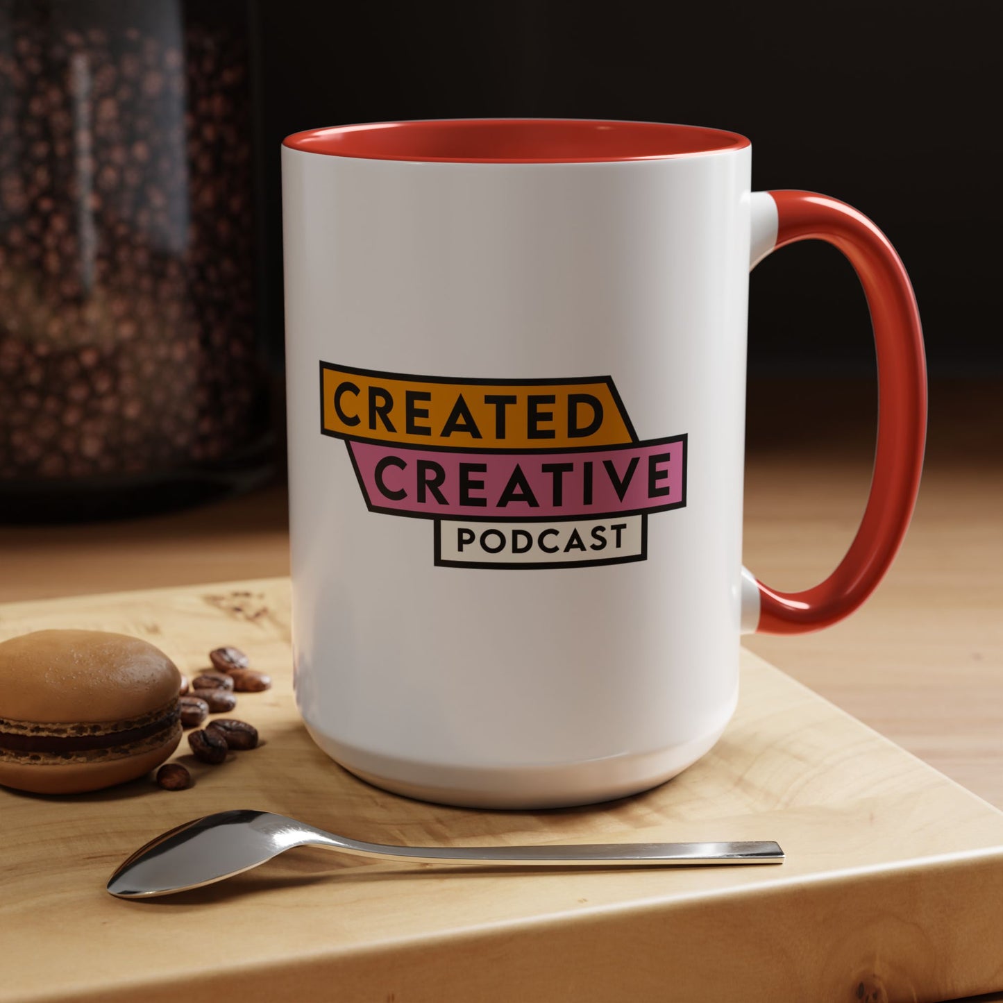 Created Creative Podcast Accent Coffee Mug — Dawn Trautman & Ruth Hetland (11/15oz)