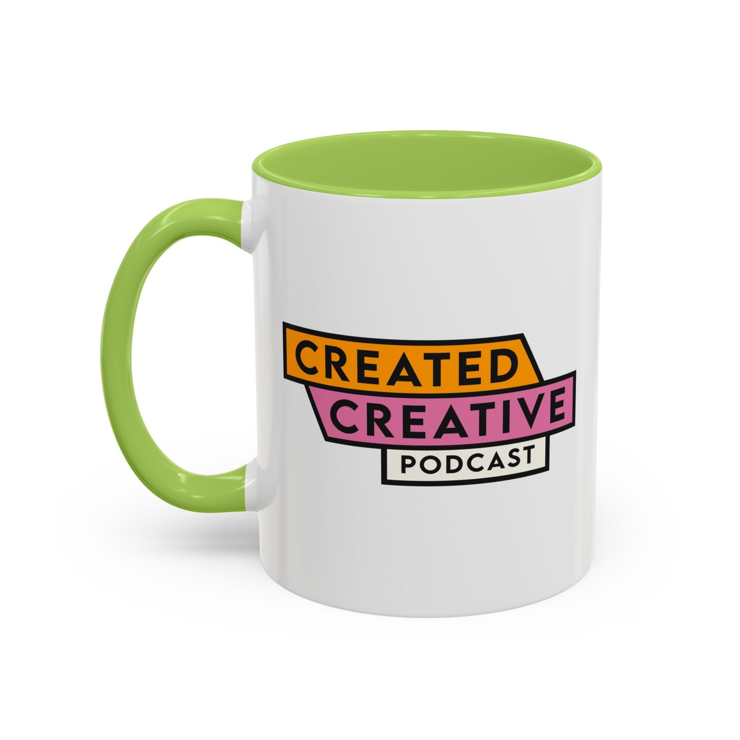 Created Creative Podcast Accent Coffee Mug — Dawn Trautman & Ruth Hetland (11/15oz)