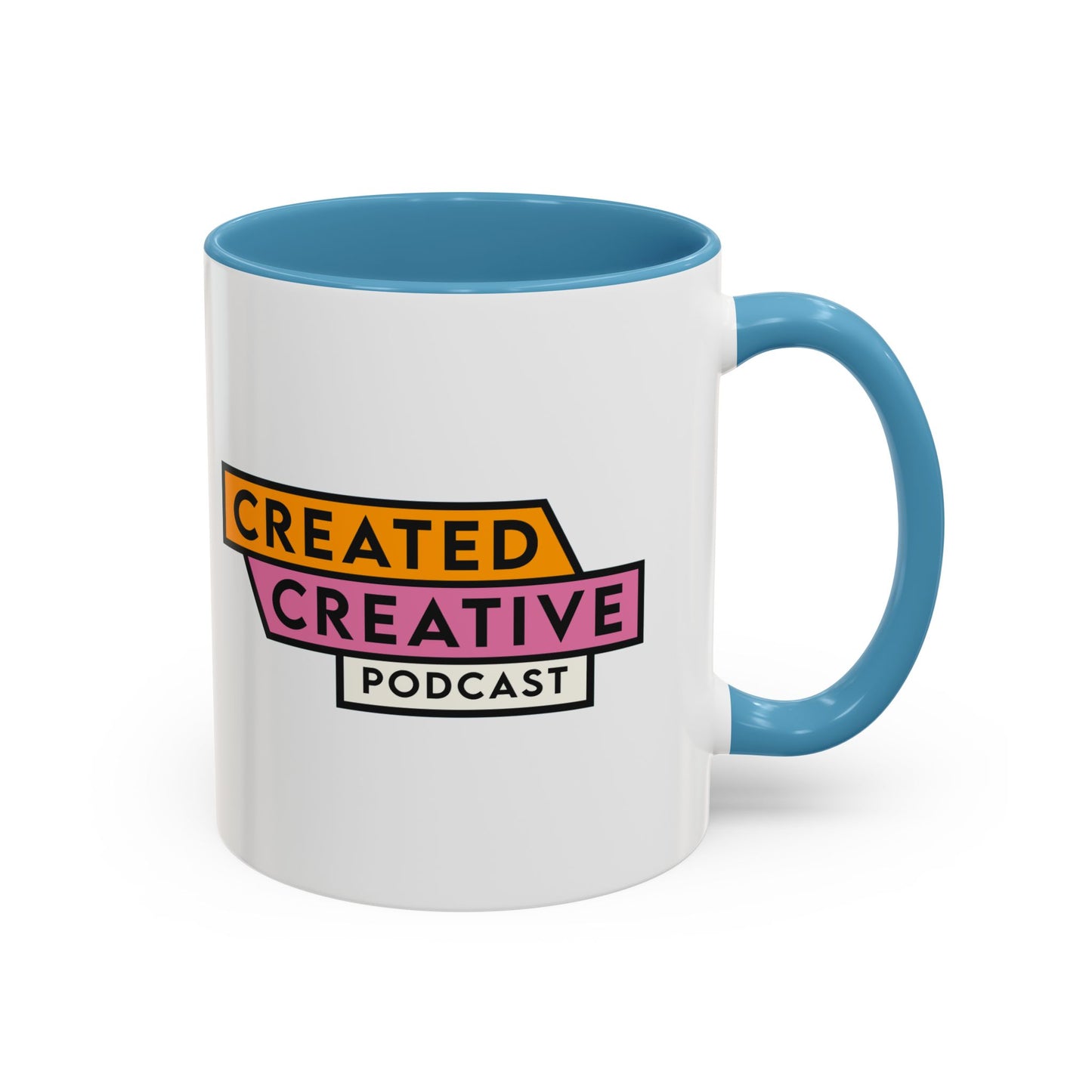 Created Creative Podcast Accent Coffee Mug — Dawn Trautman & Ruth Hetland (11/15oz)