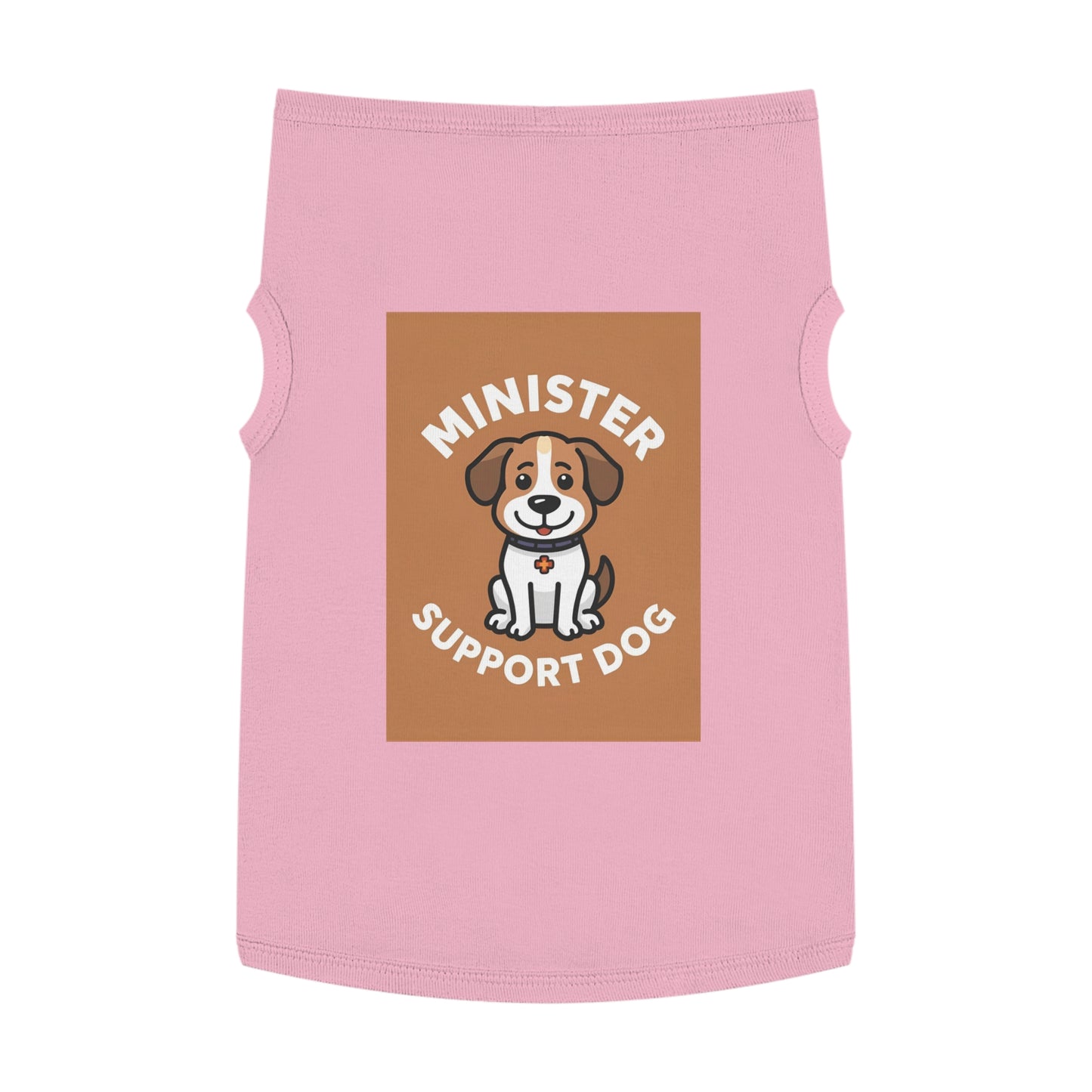 Minister Support Dog Tank Top — Cute Minister's Best Friend Cover-Up