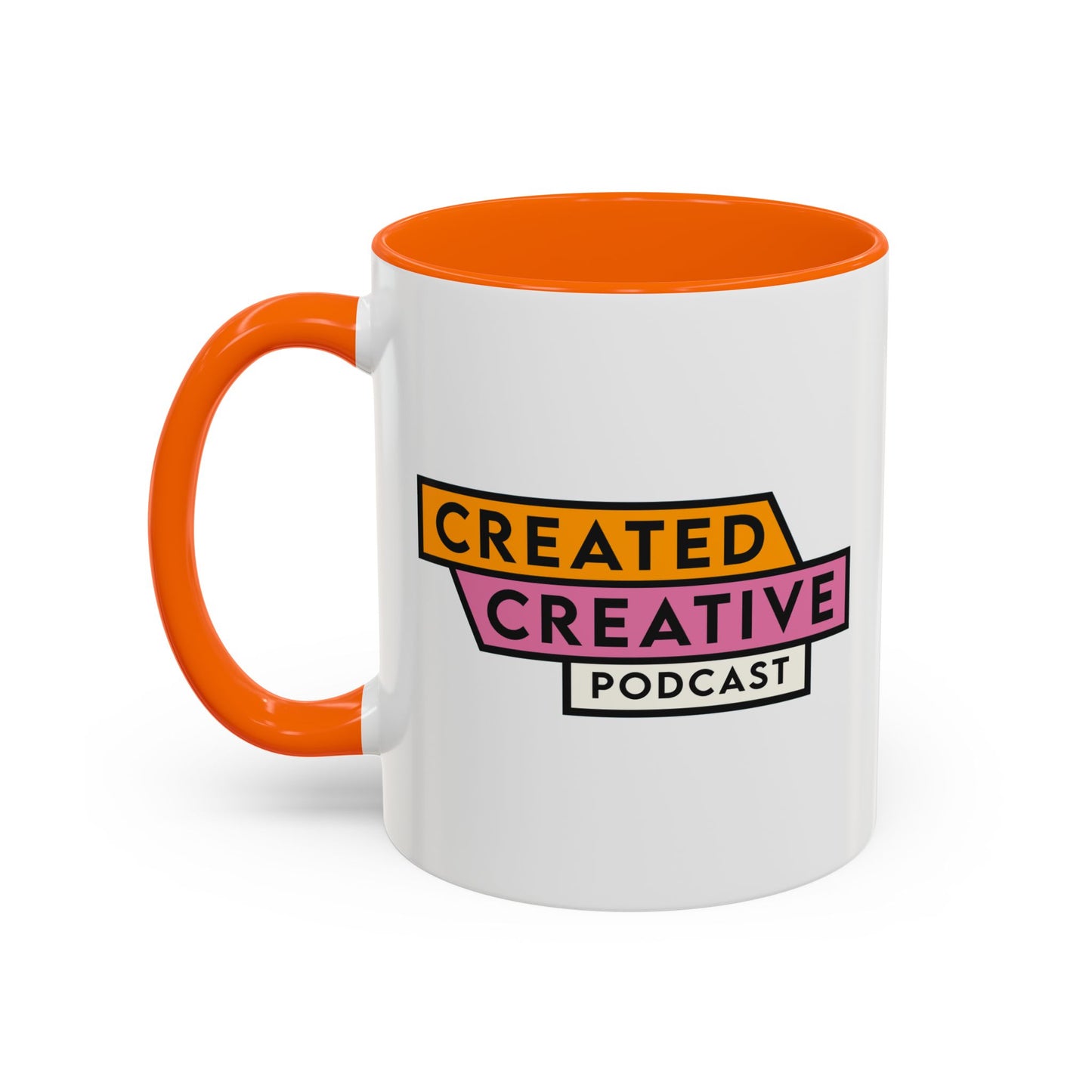 Created Creative Podcast Accent Coffee Mug — Dawn Trautman & Ruth Hetland (11/15oz)