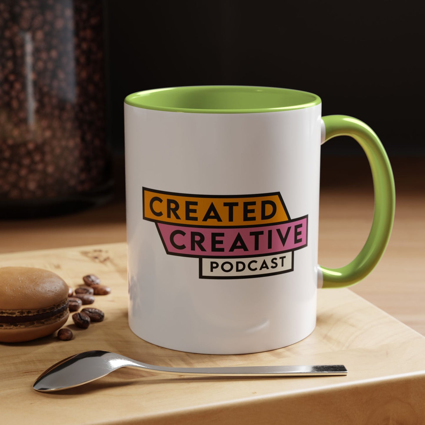 Created Creative Podcast Accent Coffee Mug — Dawn Trautman & Ruth Hetland (11/15oz)