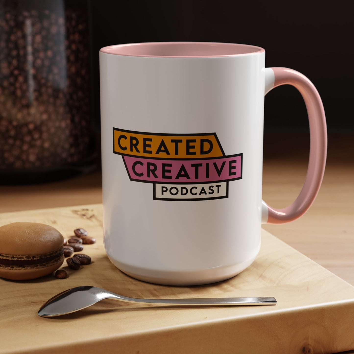 Created Creative Podcast Accent Coffee Mug — Dawn Trautman & Ruth Hetland (11/15oz)