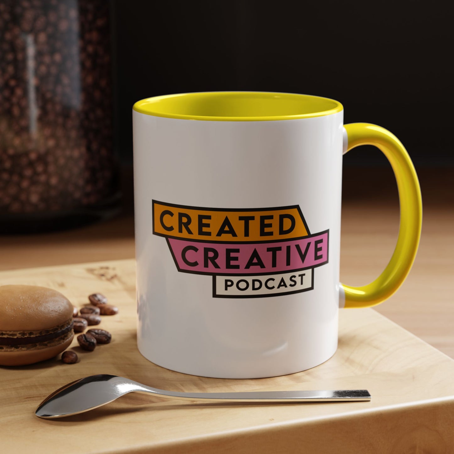 Created Creative Podcast Accent Coffee Mug — Dawn Trautman & Ruth Hetland (11/15oz)