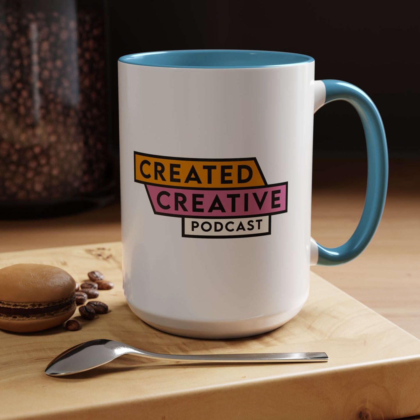 Created Creative Podcast Accent Coffee Mug — Dawn Trautman & Ruth Hetland (11/15oz)