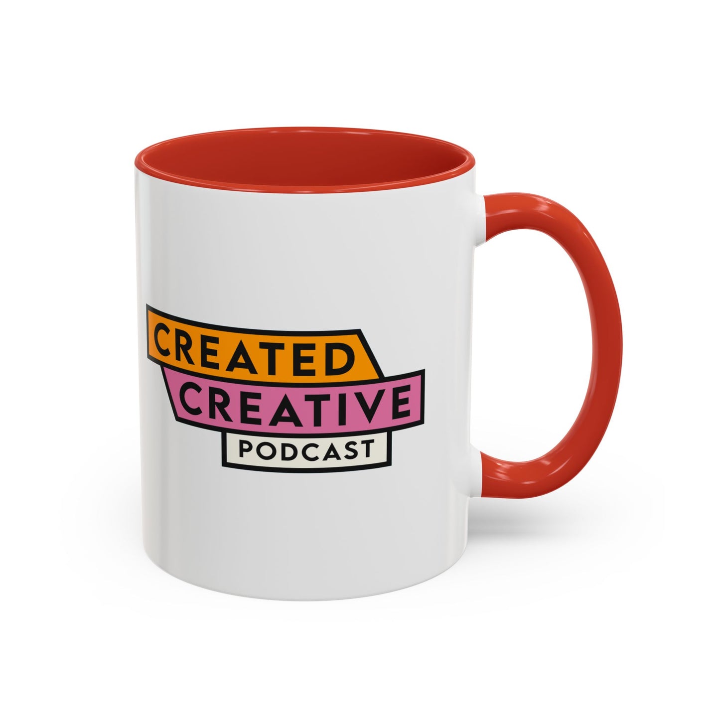 Created Creative Podcast Accent Coffee Mug — Dawn Trautman & Ruth Hetland (11/15oz)
