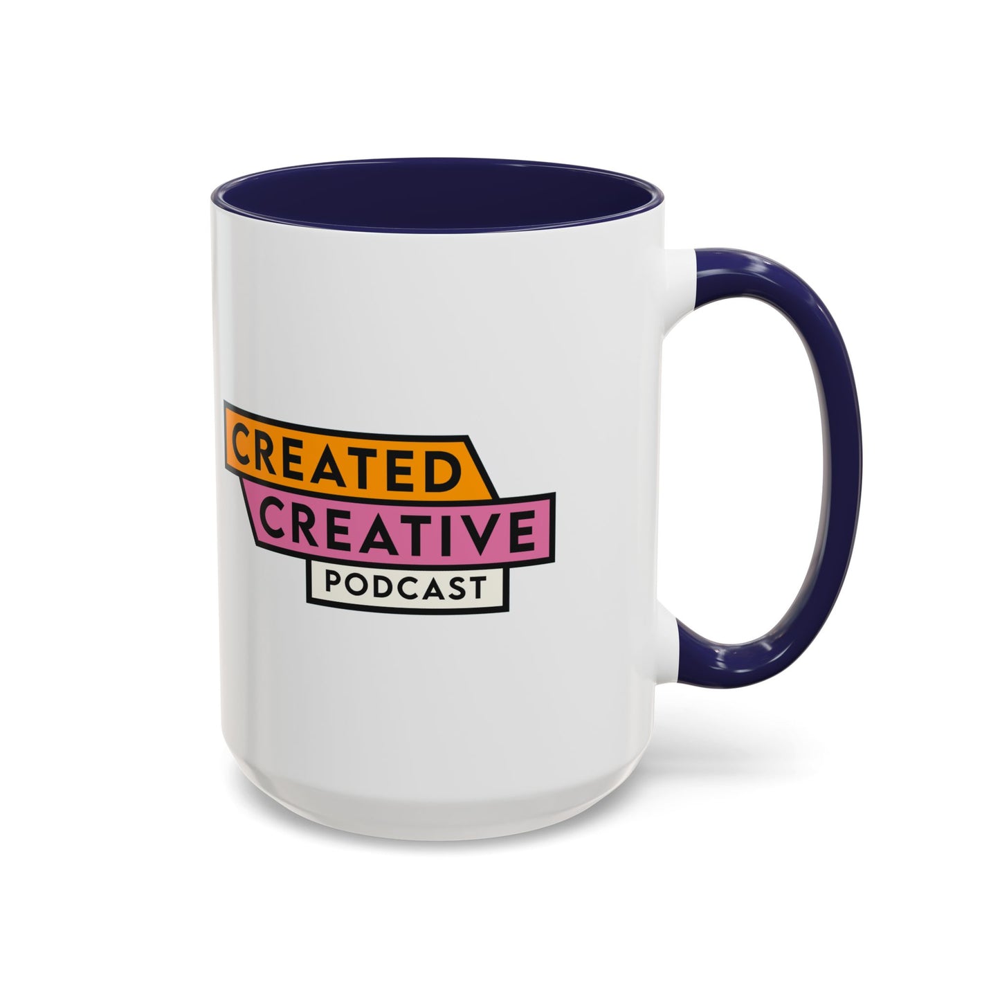 Created Creative Podcast Accent Coffee Mug — Dawn Trautman & Ruth Hetland (11/15oz)