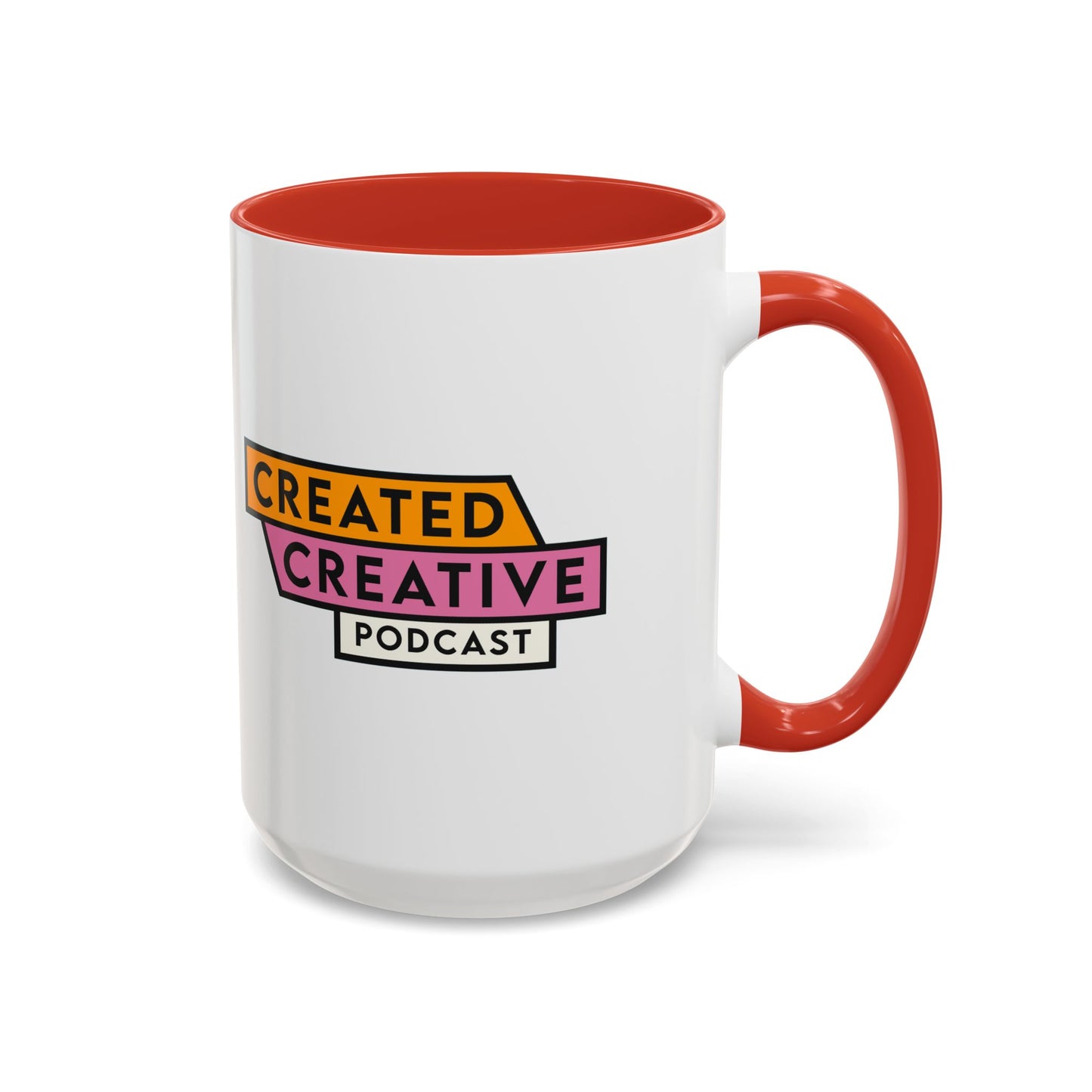 Created Creative Podcast Accent Coffee Mug — Dawn Trautman & Ruth Hetland (11/15oz)