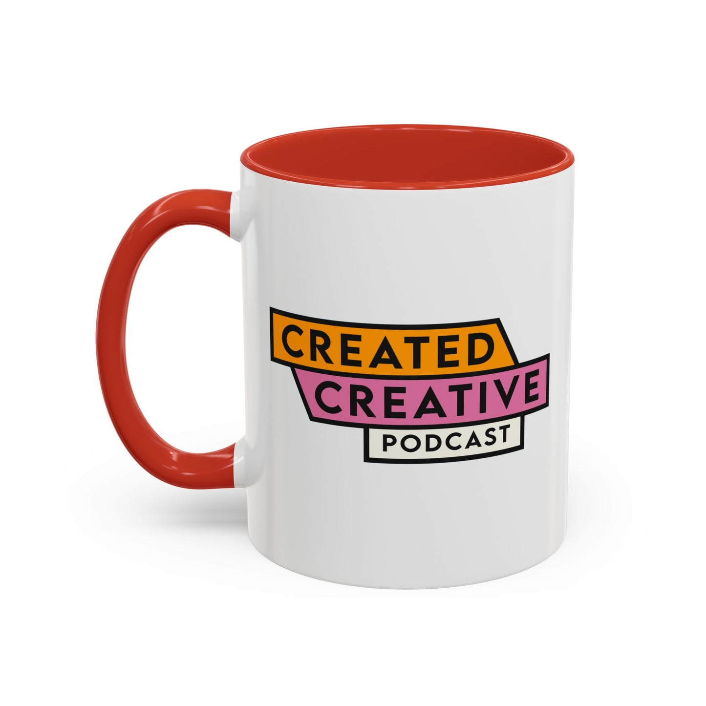 Created Creative Podcast Accent Coffee Mug — Dawn Trautman & Ruth Hetland (11/15oz)