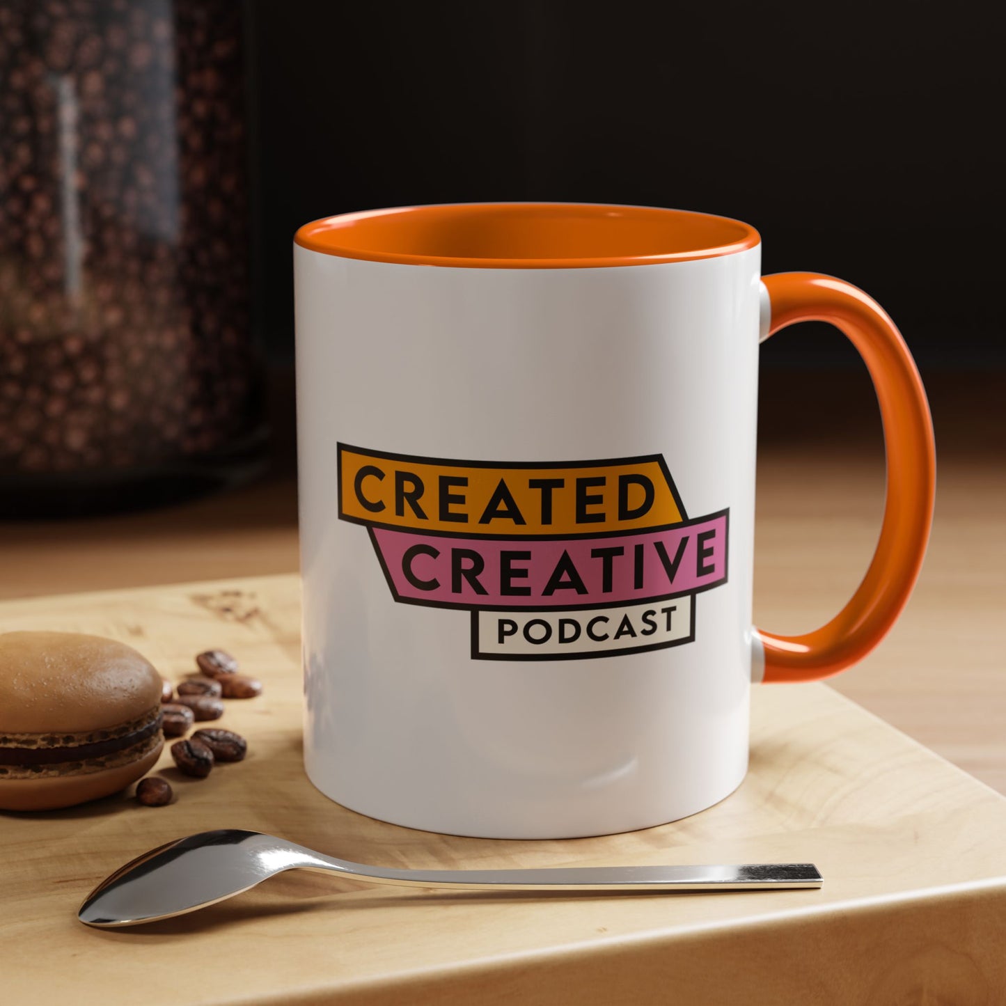 Created Creative Podcast Accent Coffee Mug — Dawn Trautman & Ruth Hetland (11/15oz)
