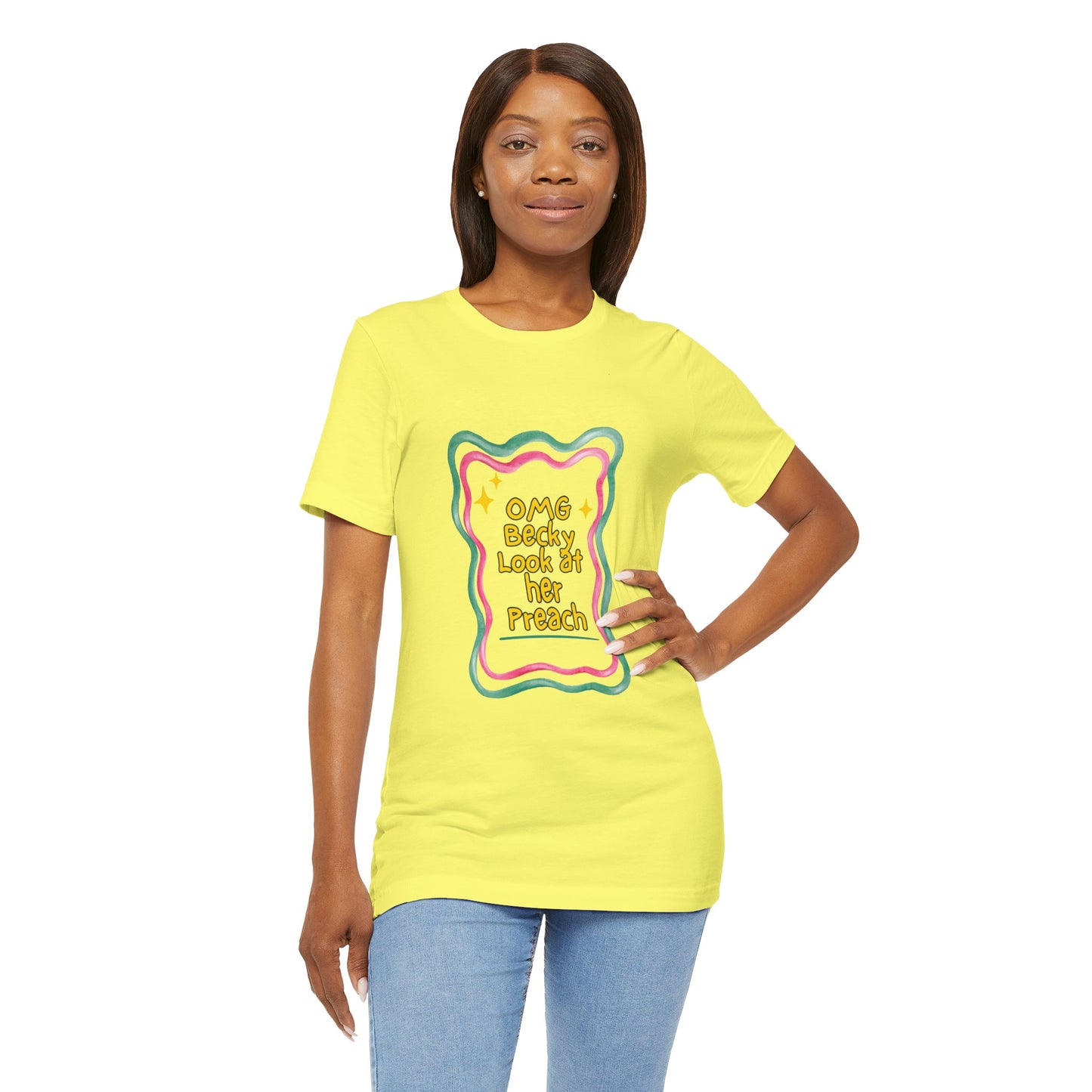 “OMG Becky Look at Her Preach” Preacher Tee — Funny Church Gift Shirt