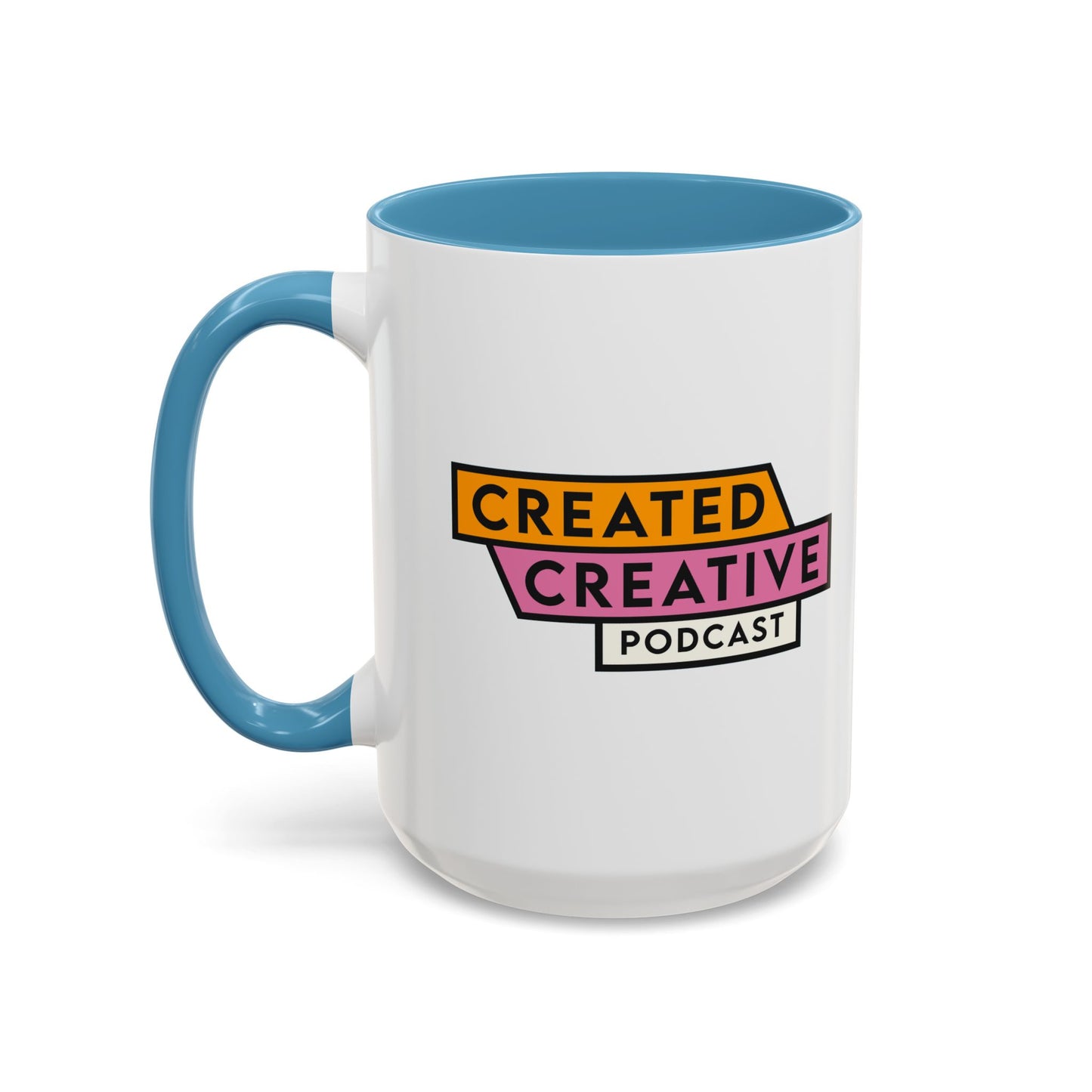 Created Creative Podcast Accent Coffee Mug — Dawn Trautman & Ruth Hetland (11/15oz)