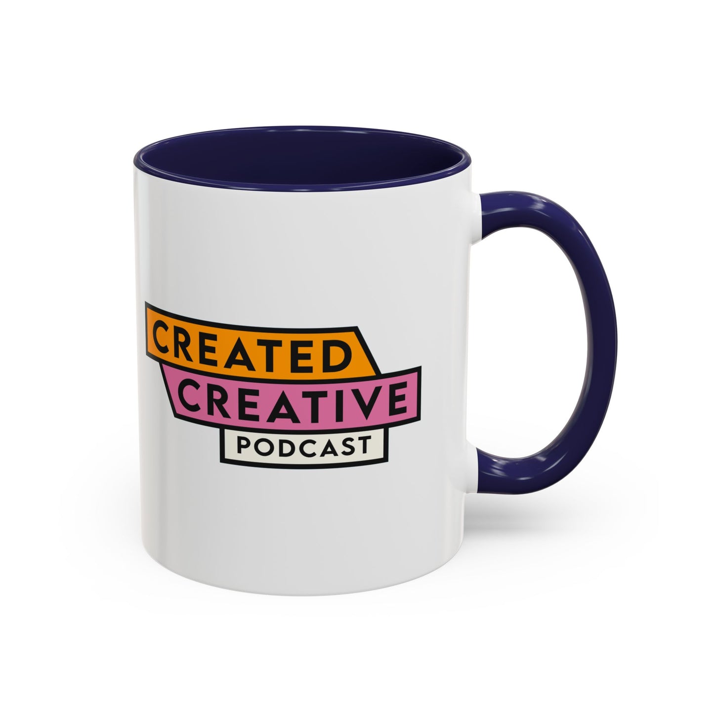 Created Creative Podcast Accent Coffee Mug — Dawn Trautman & Ruth Hetland (11/15oz)